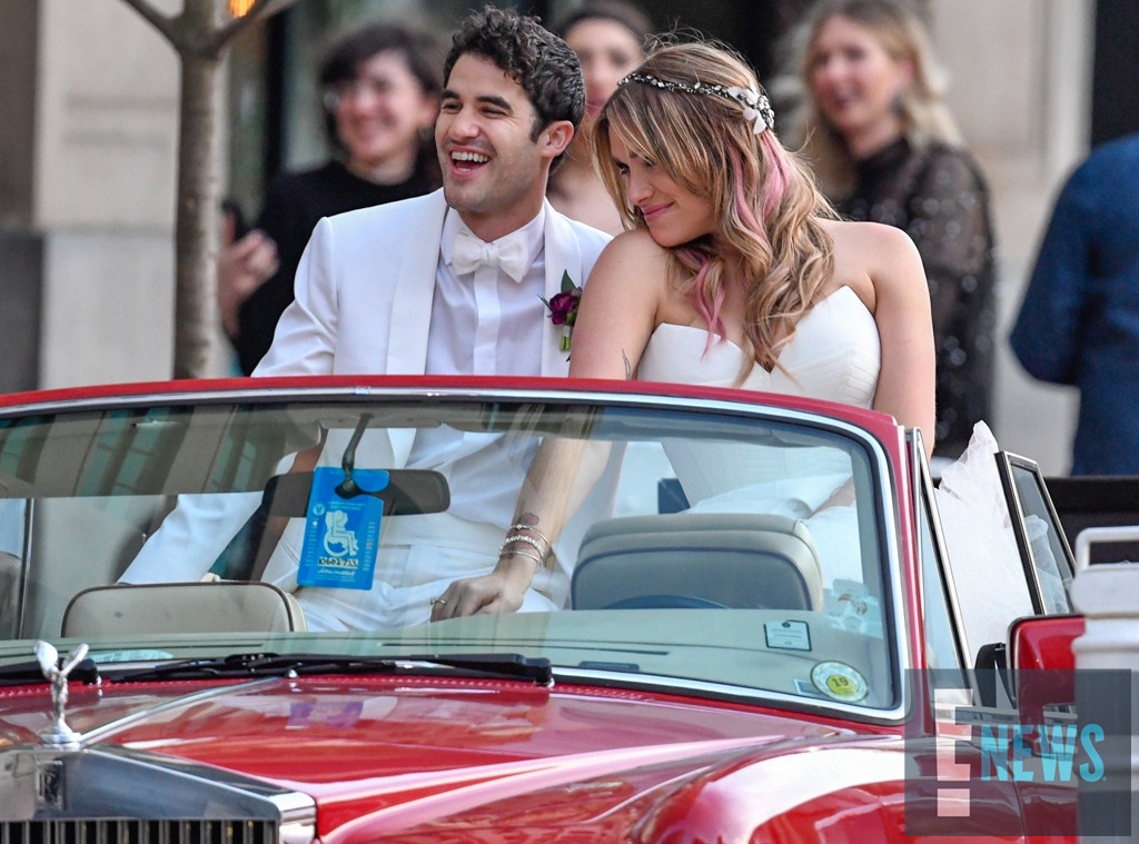Darren Criss, Mia Swier, Wedding Exclusive Darren Criss, Mia Swier, Wedding Exclusive